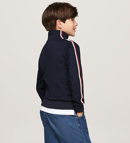 Tommy Hilfiger Cardigan - Global Stripe - Desert Sky