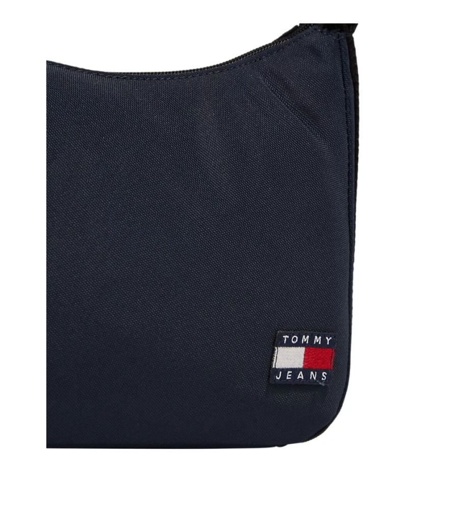 Bolsa de ombro essencial Tommy Jeans com detalhe azul-marinho