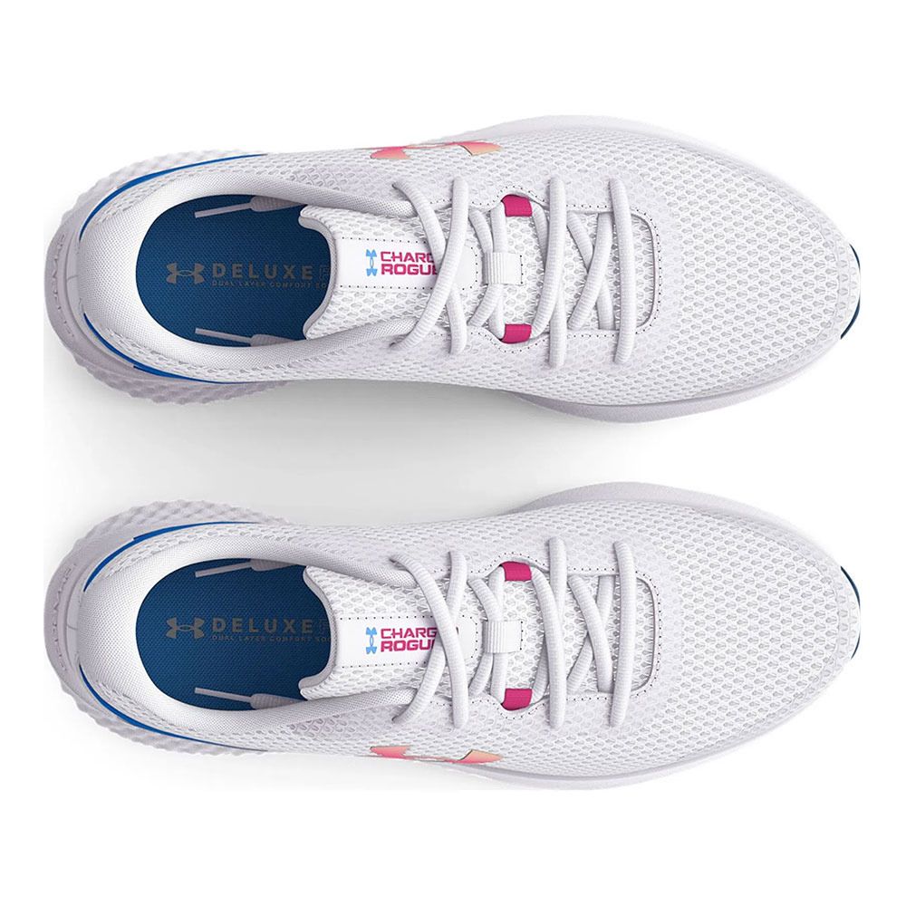 Under Armour CHARGED ROGUE 3 - Chaussures running Femme blanc