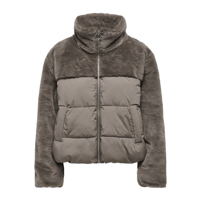 Only Wanja Fur Puffer Winterjas Dames