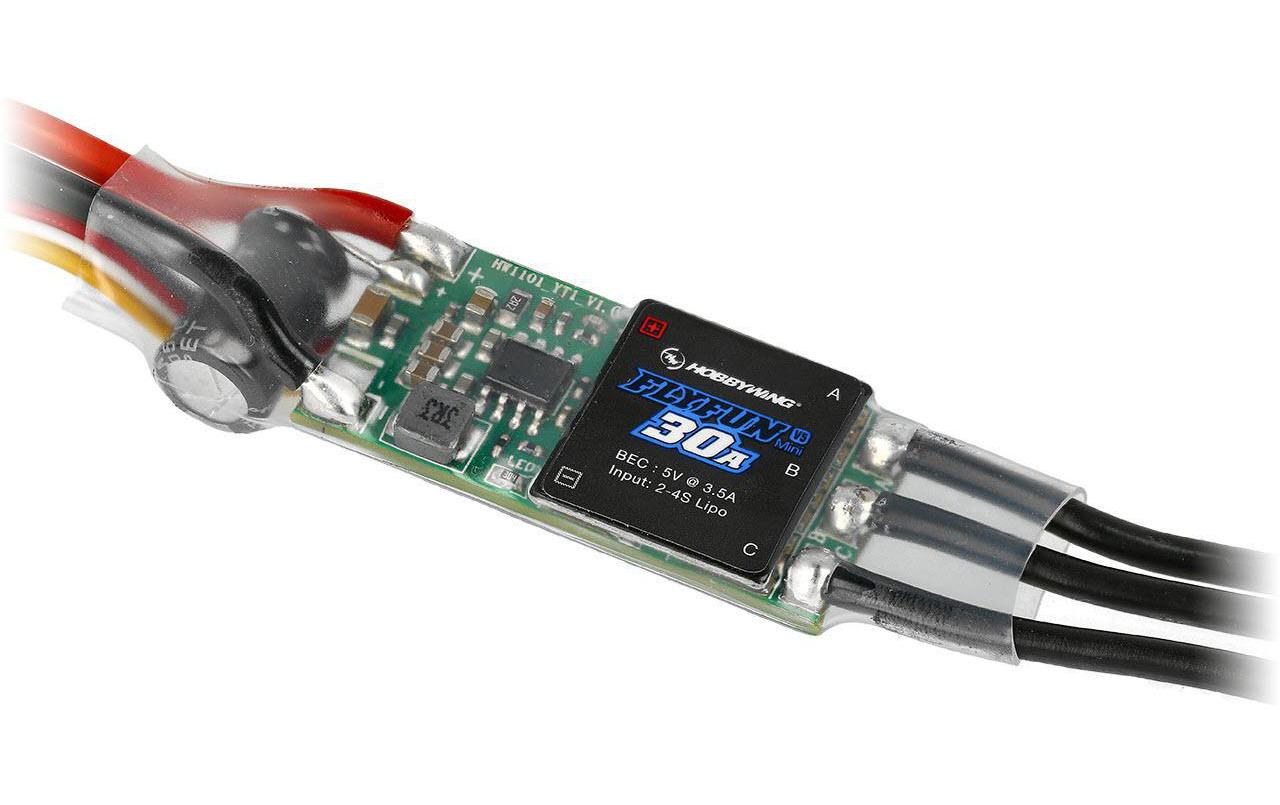 Brushless Regler FlyFun 30A Mini V5 SeriesBrushless ESC für Flugzeugmodelle