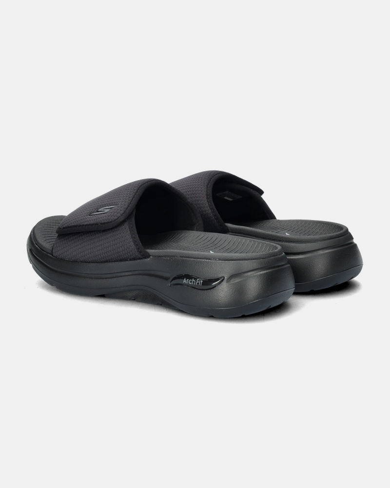 Skechers Go Walk Arch Fit Manta Ray Bay Slippers  - zwart