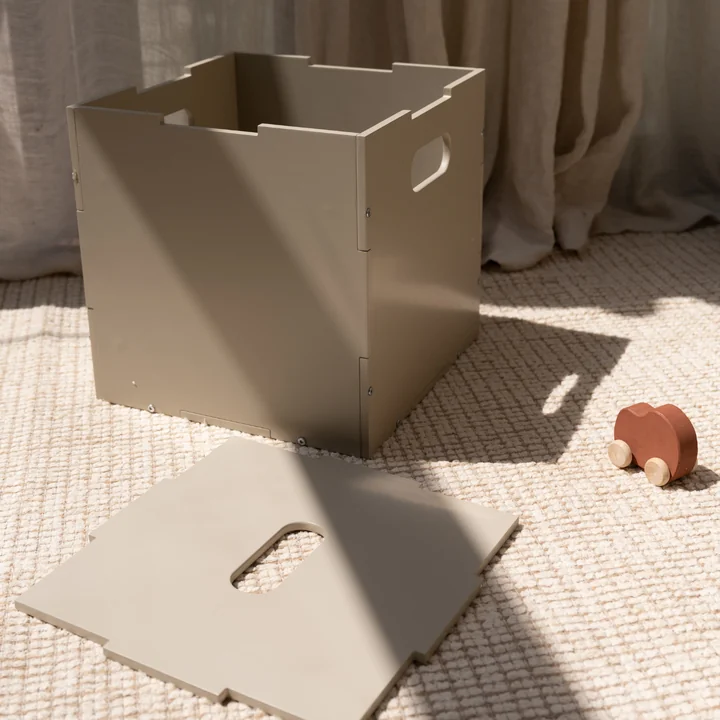 Nofred - Cube Aufbewahrungsbox, long, beige