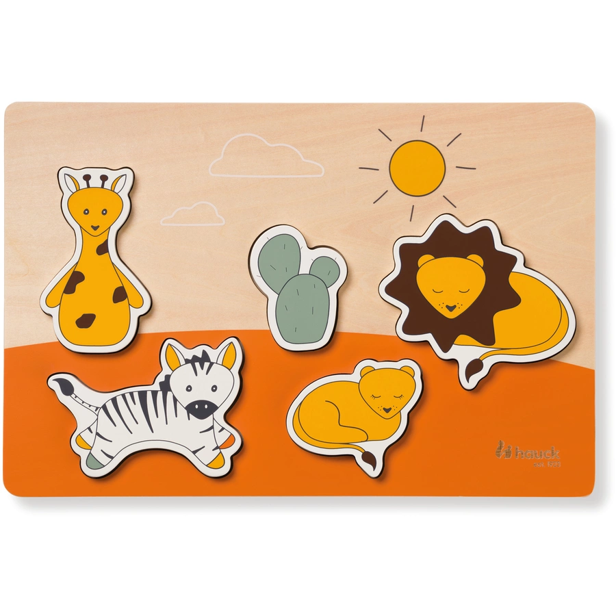 hauck Steckpuzzle Puzzle N Fit Safari