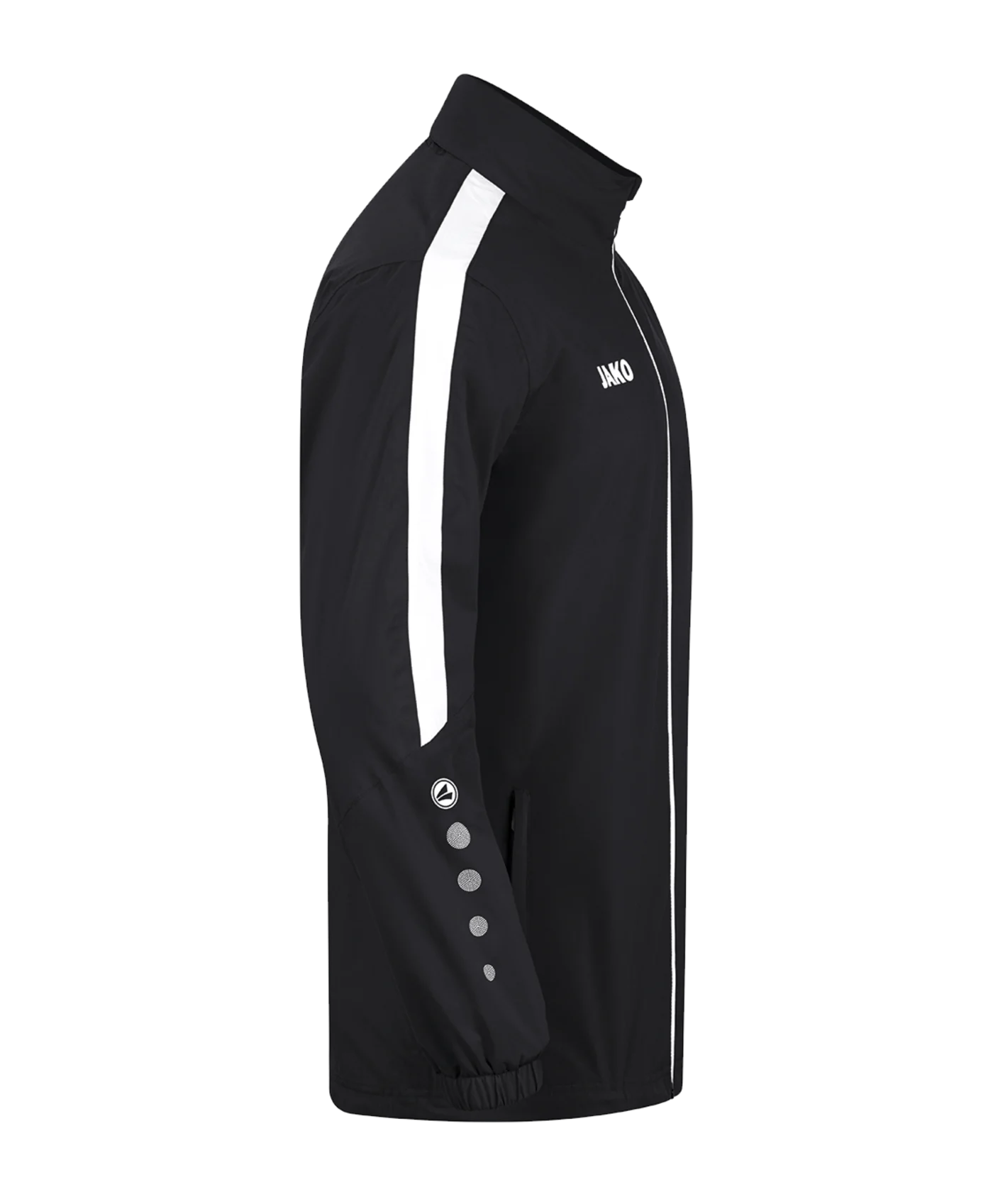 JAKO Power Allwetterjacke Schwarz Weiss F800