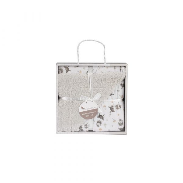 Interbaby Manta 80x110cm com Carneiro Paraquedista Cinza