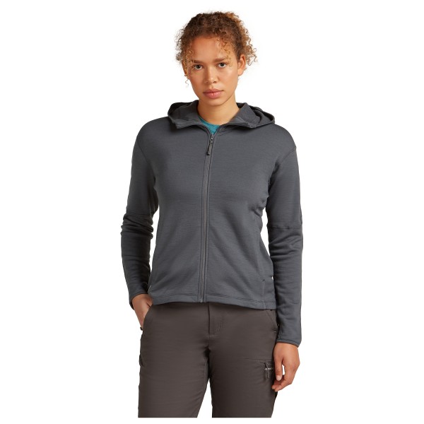 Icebreaker - Women's 360 Realfleece Elem L/S Zip Hoodie - Merinohoodie