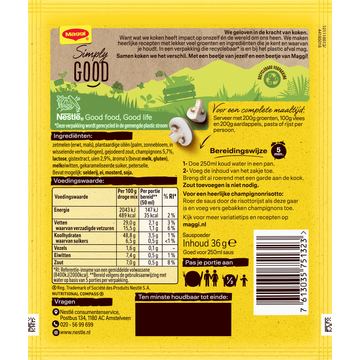Maggi Champignon Saus 36 g