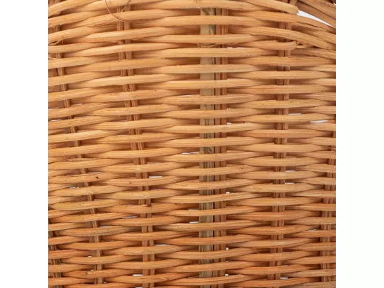 Panier ovale en osier marron 19x15x09-23h
