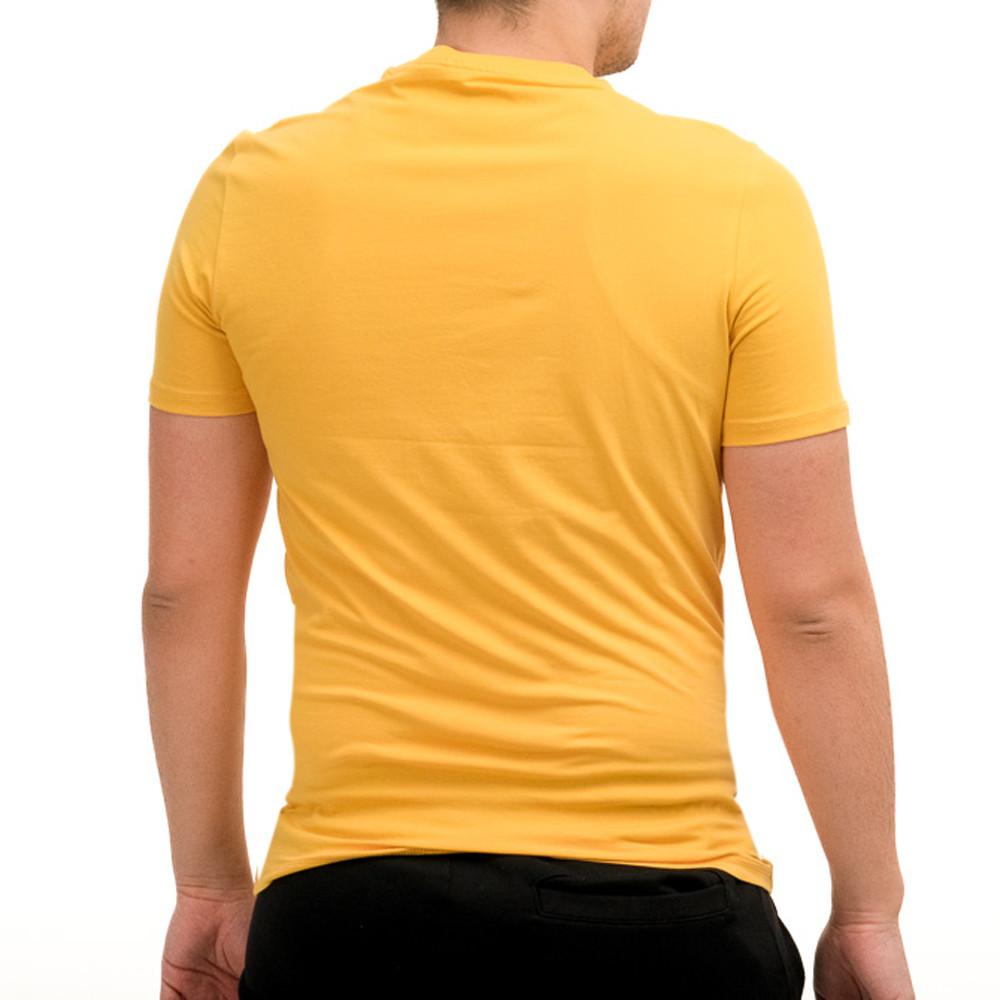 Guess T-shirt Jaune Homme Guess Blurri