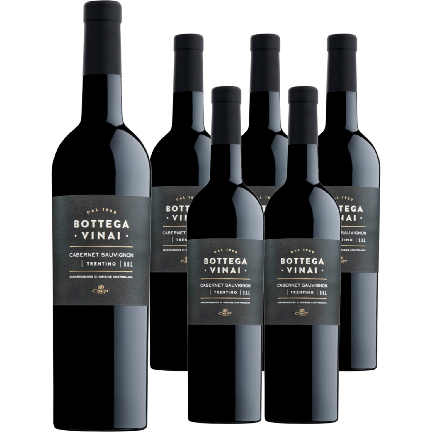 Trentino DOC Cabernet Sauvignon Bottega Vinai Cavit 6x 75cl -6x 75cl