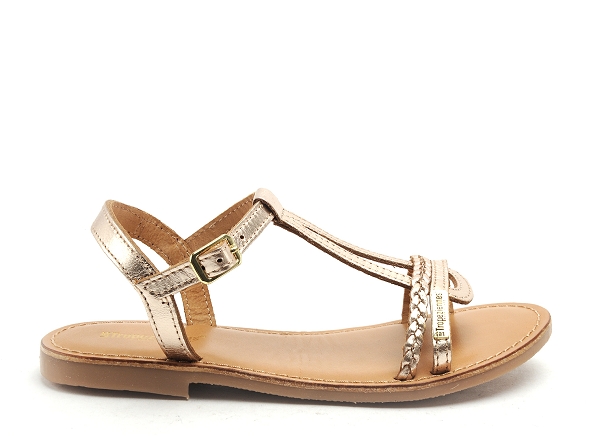 Les tropeziennes nu pieds enfant badou e or