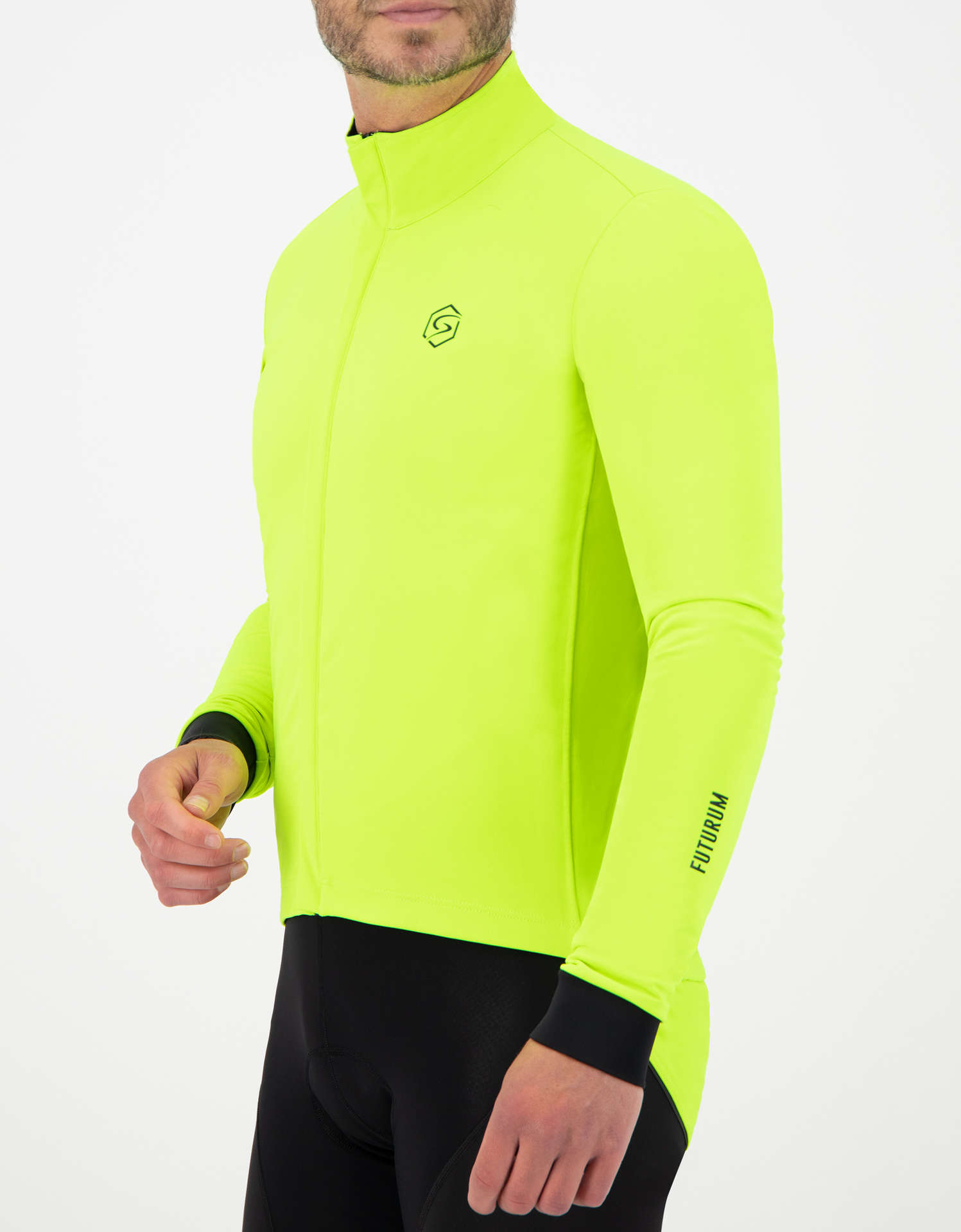 FUTURUM 4 SEASONS II Fietsjack Fluo Geel Heren