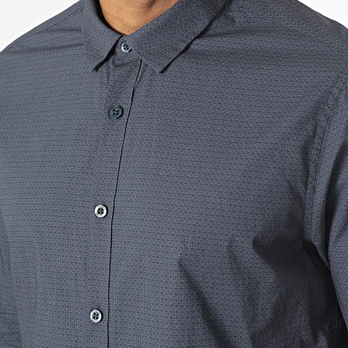 Chemise Manches Longues Carton 10711547D Bleu Marine