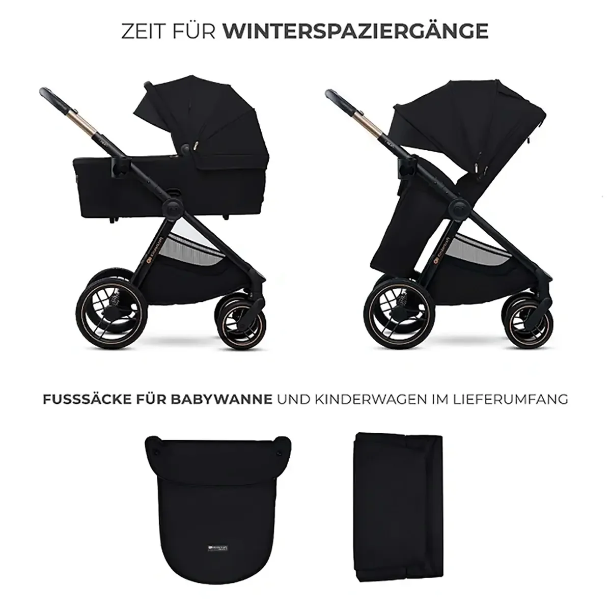 4kraft sp. z o.o. Kinderkraft Multifunktionaler Kinderwagen Nea 2.02in1 Kollektion 2025