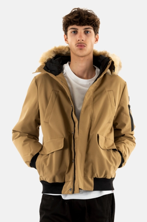 Blousons et vestes schott keyburn dark beige