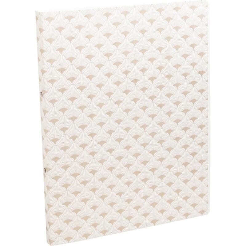 Classeur souple 2 anneaux 15mm carte lustrée Néo Déco - Couleurs assorties