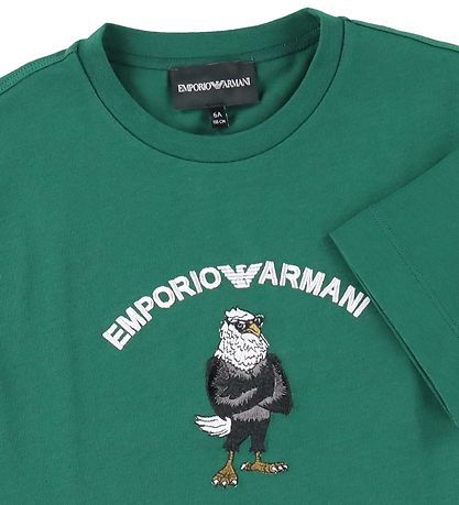 Emporio Armani T-Shirt - Evergreen m. Adler