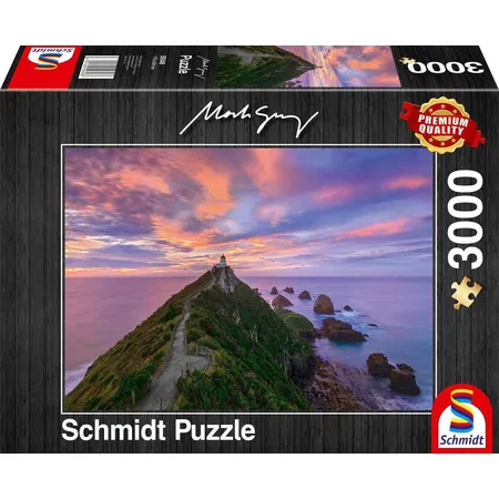 Schmidt Spiele Puzzle - M.Gray Nugget Point Lighthouse New Zealand