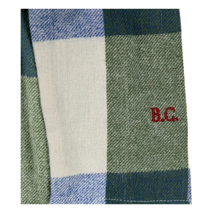 Bobo Choses Robe Flannelle Carreaux | Vert