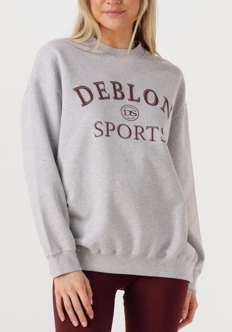 lichtgrijze deblon sports sweater lilou sweater