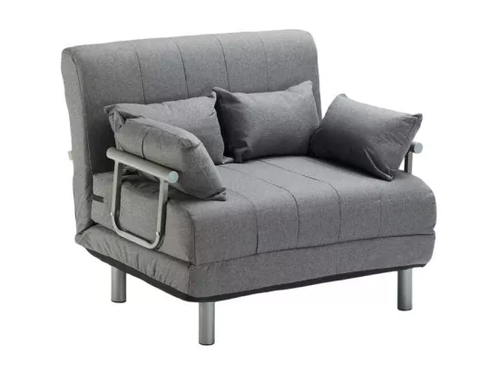 Fauteuil convertible robuste en tissu lit convertible SALINGER