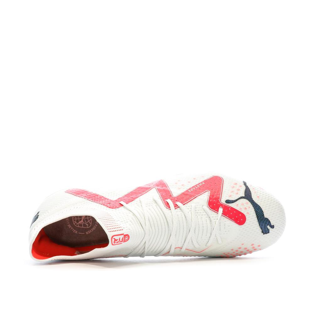 Puma Chaussures de football Blanc/Rose Mixte Puma Future Ultimate MxSG