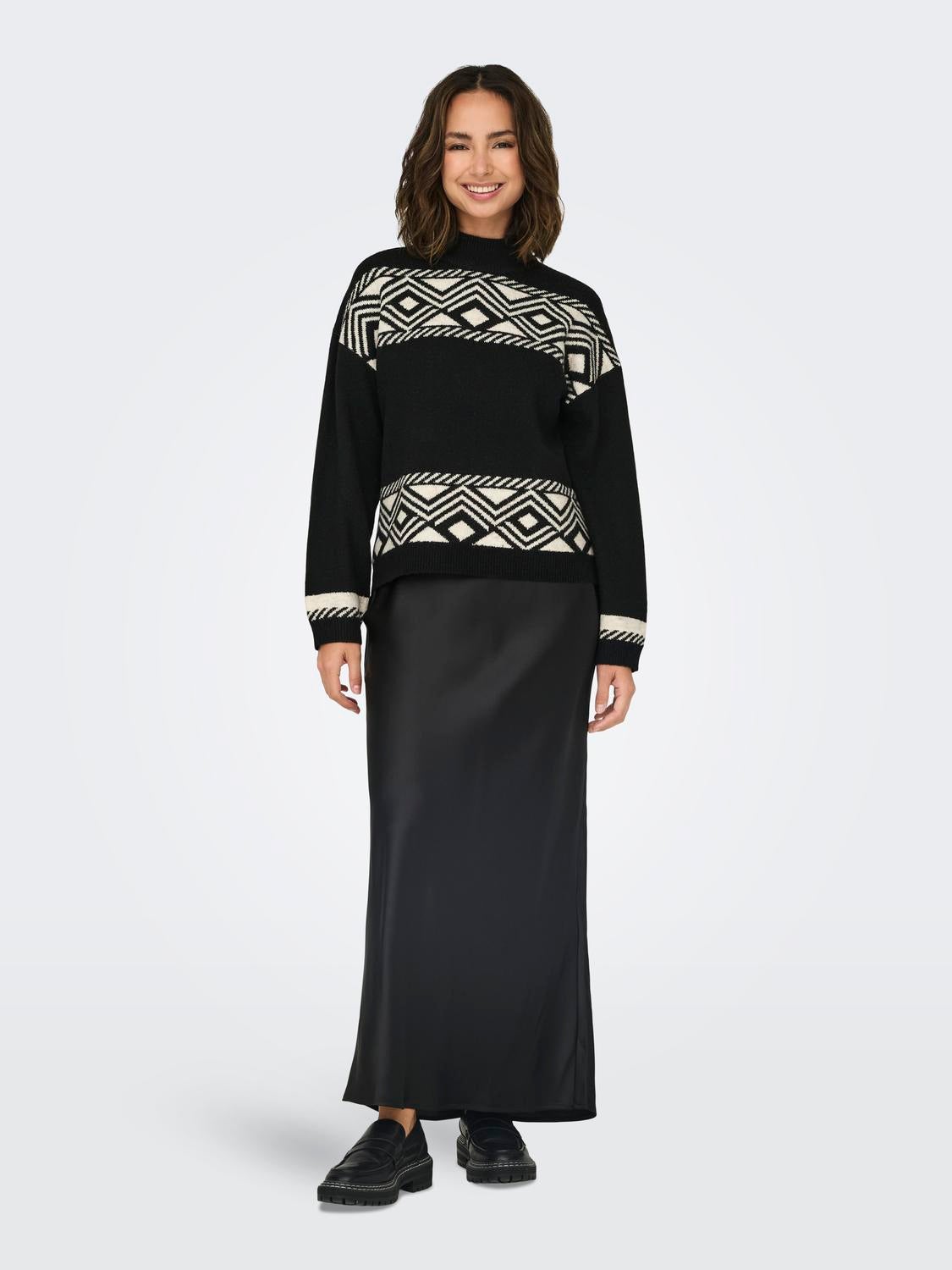 ONLVICTORIA Strickpullover Black