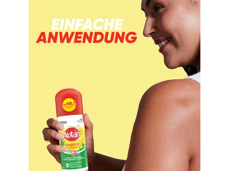Autan Insektenschutz-Spray Tropical 100 ml Hochwirksamer Mückenschutz-Spray