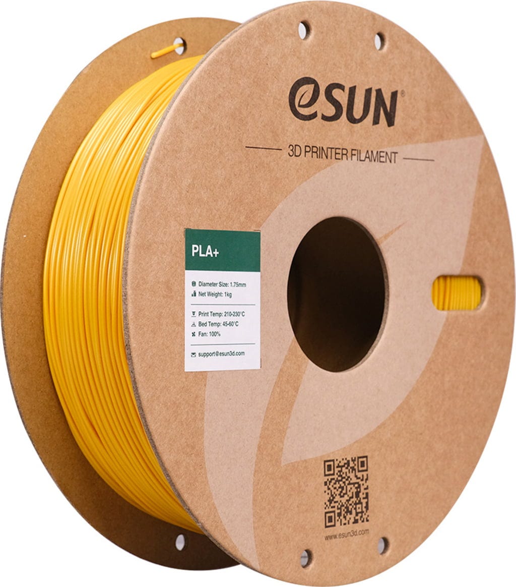 eSUN  PLA+ Gold, 1,75 mm / 1000 g    PLA-Filament mit verbesserten physikalischen Eigenschaften