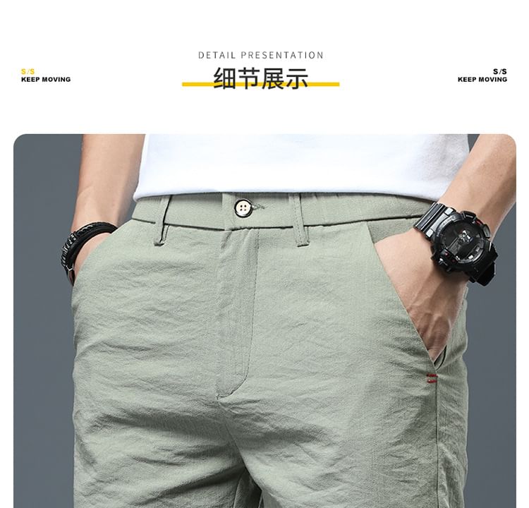 Lefitt - Mid Rise Plain Shorts