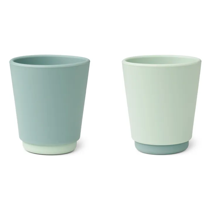 Liewood Gobelets Rachel en silicone - Set de 2 | Bleu gris