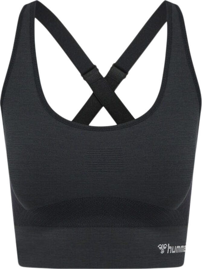 Hummel Clea Seamless sports bh Sort