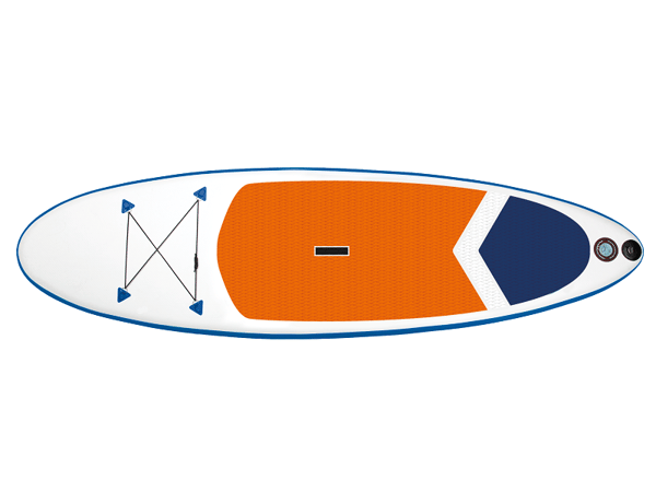 Rest: CS Aqua SUP Board - Stand Up Paddleboard - 300x83x15 cm - Orange/Blue/White