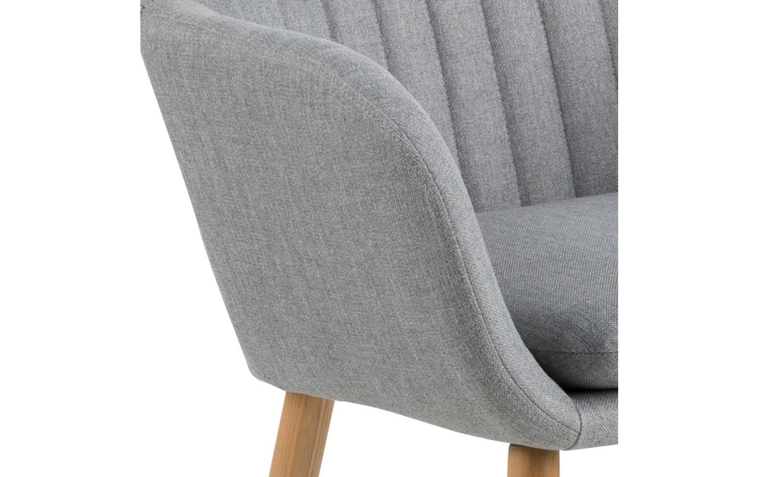 Stuhl Emilia Hellgrau<br>Esszimmerstuhl