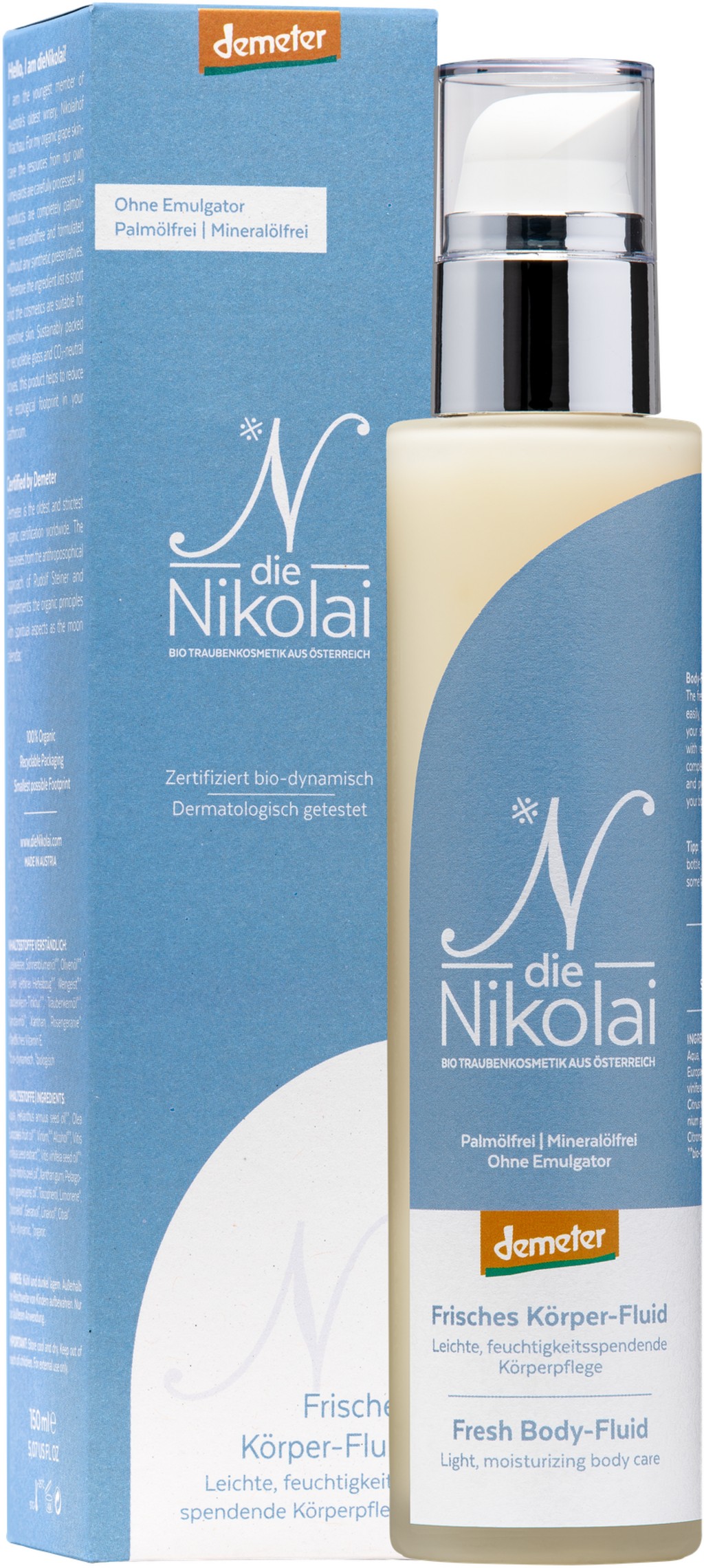 dieNikolai  Frisches Körper-Fluid, 150 ml