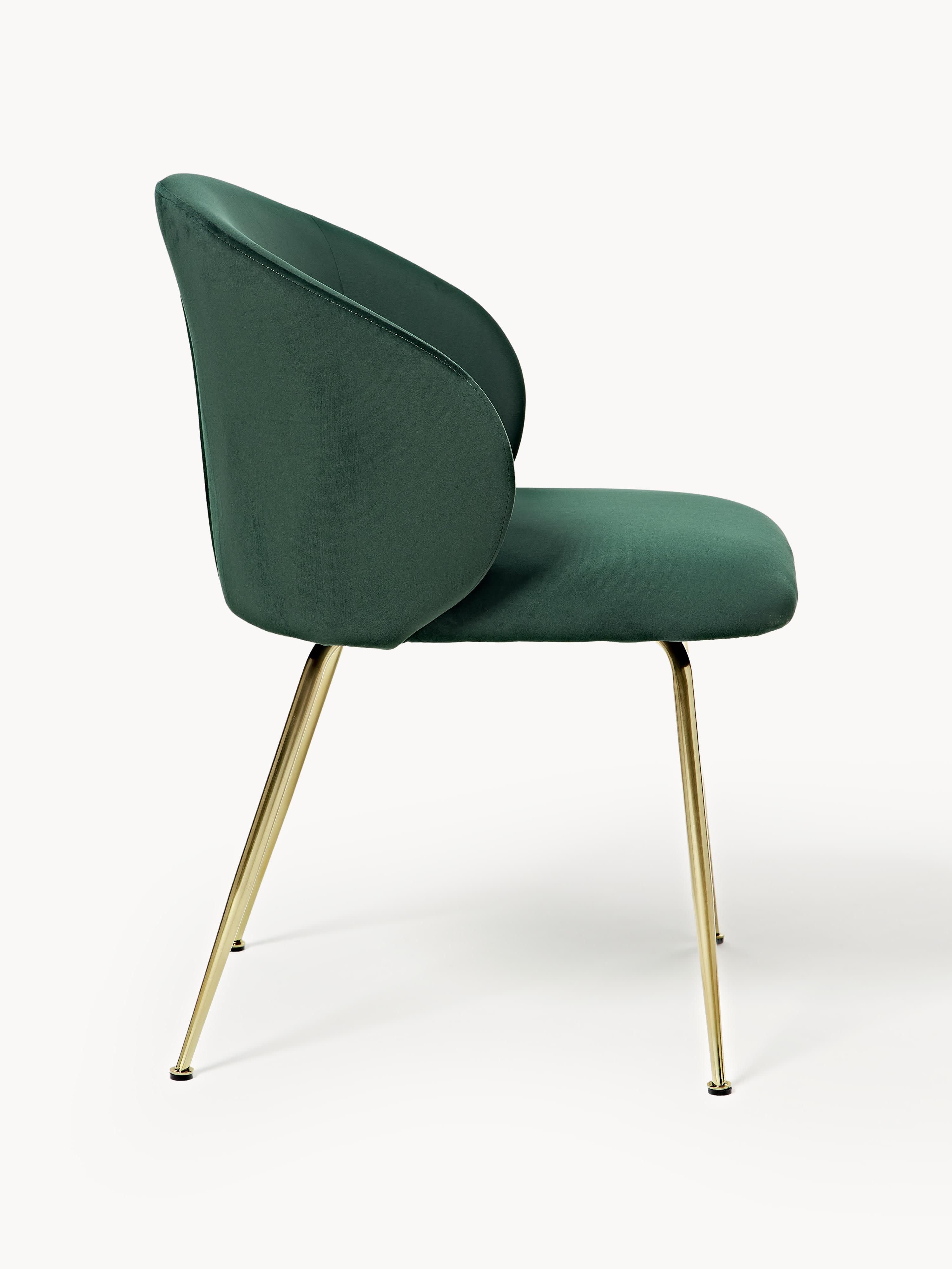Fluwelen stoelen Luisa, 2 stuks