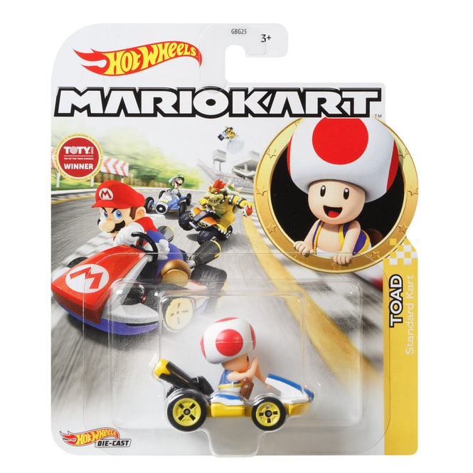 Hot Wheels - Fahrzeug Sortiment - Mario Kart - 1 Stück