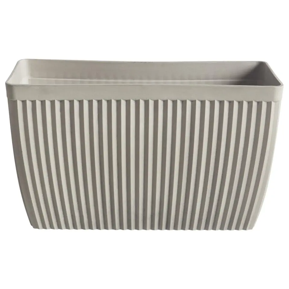 SISAL - Bloempot - Beige - 73 x 32 cm - Steenmengsel