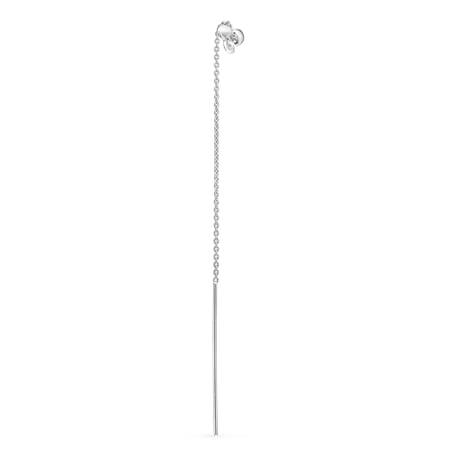 Jane Kønig Leaf Chain Ørering, Silver