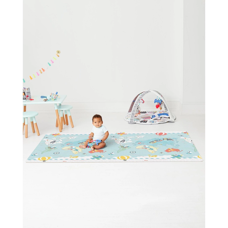 Skip Hop Doppelseitige Spielmatte Reisefreunde