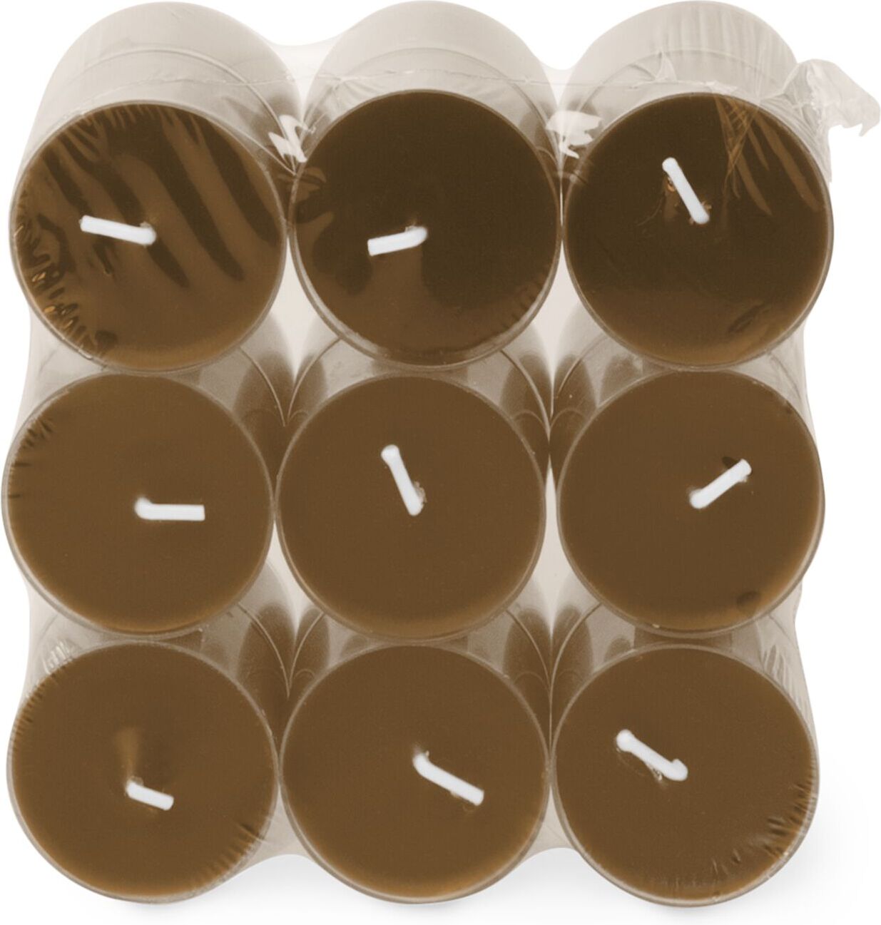 Spaas geurkaars Essential collection Warm Wonder bruin 4,5 uur D 3,5 H 1,6 cm 18 stuks