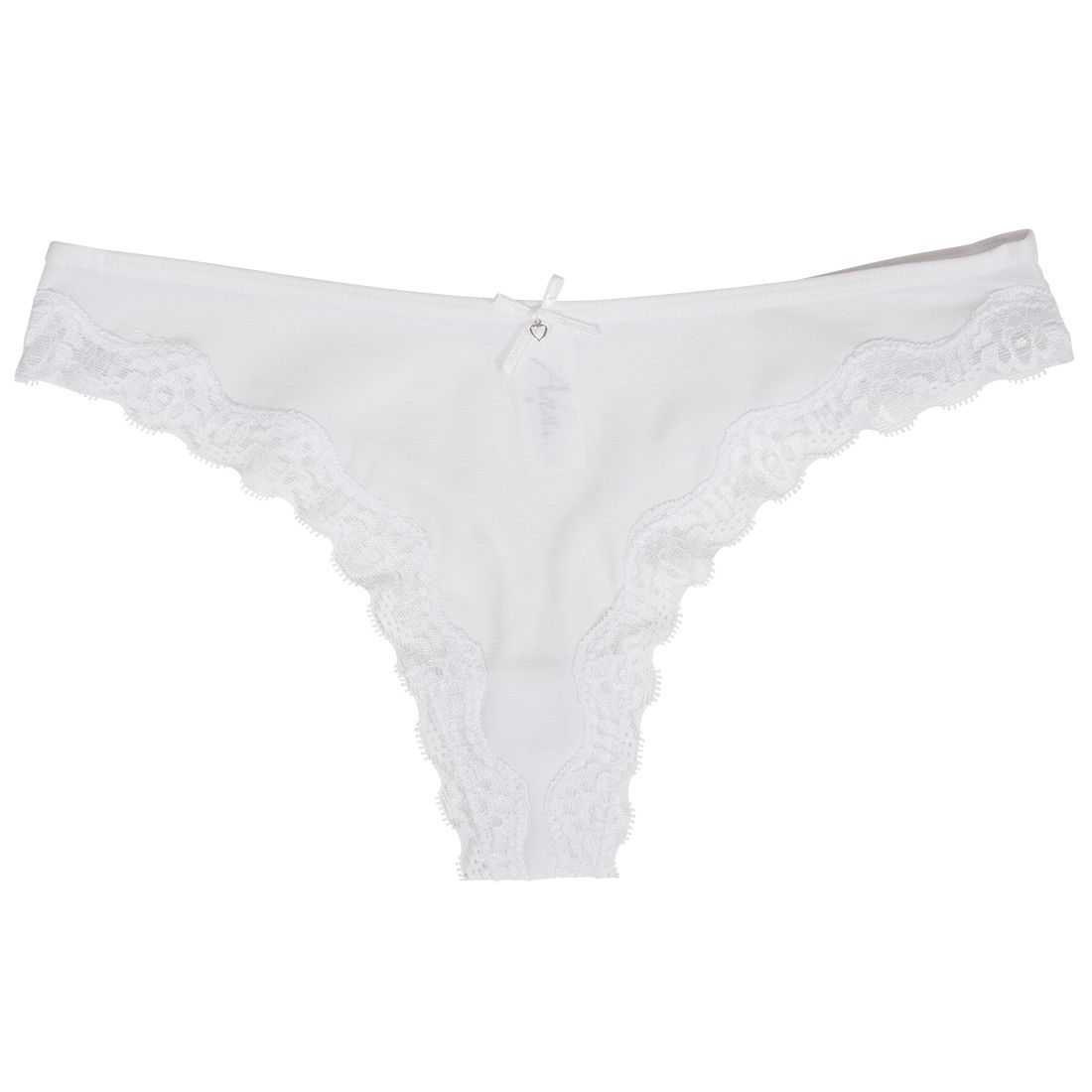 Ann  - String med blondekant