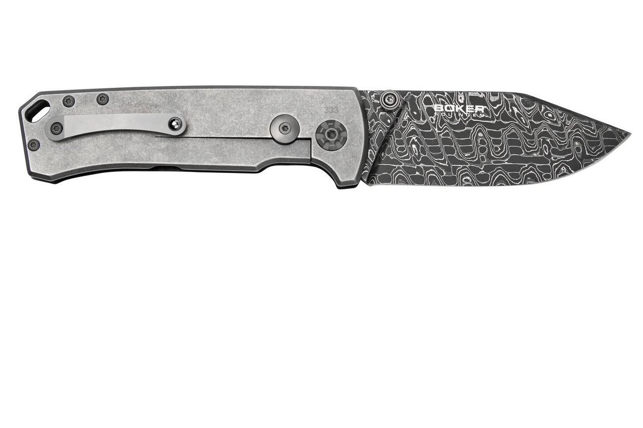 Böker Tiger-Damascus 111103DAM, damast staal, zakmes