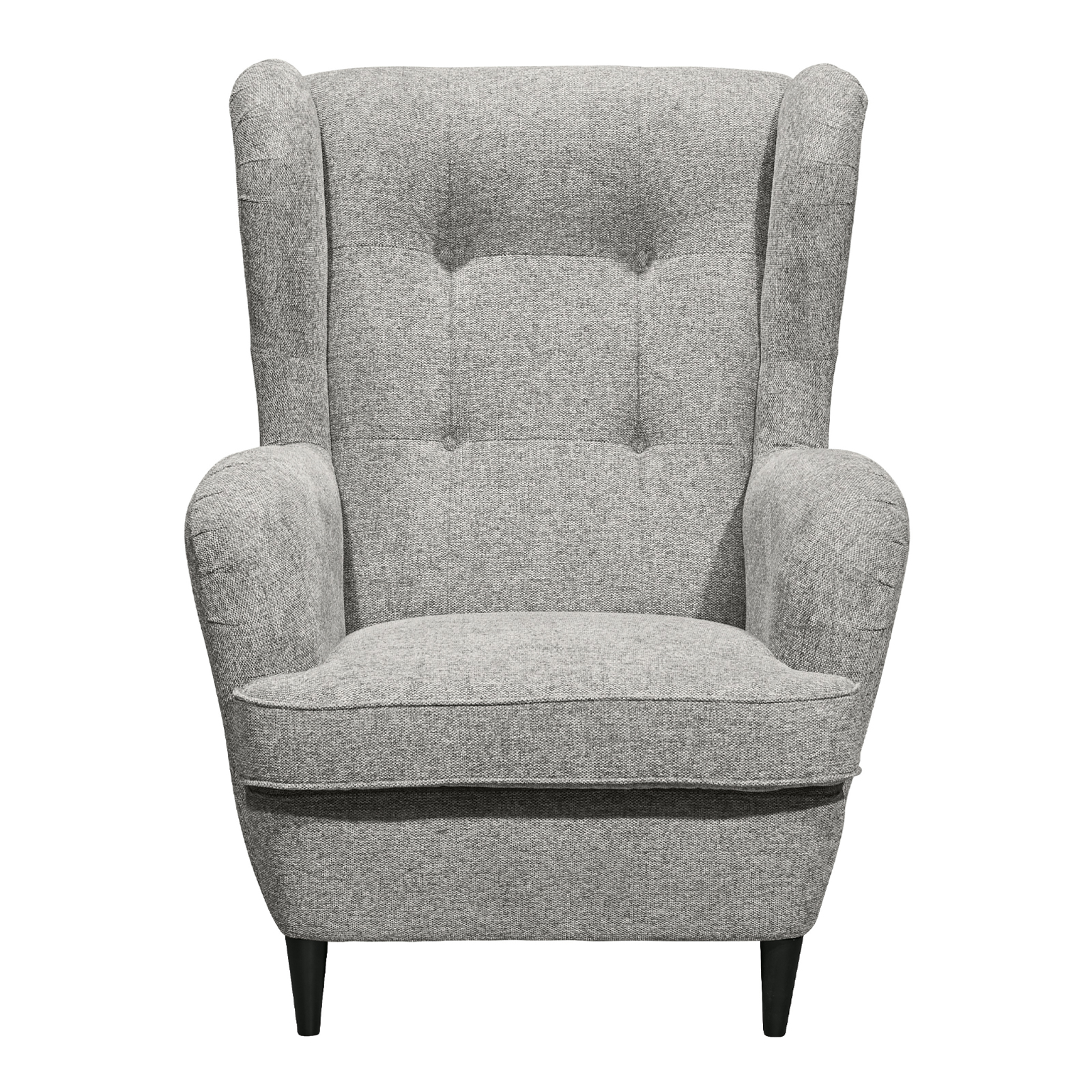 Ohrensessel - silber - 78 cm breit