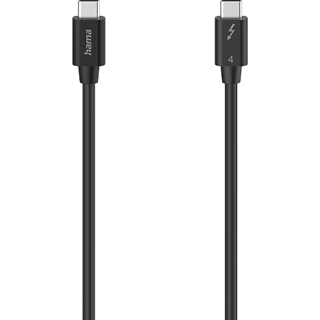 HAMA Thunderbolt-4 USB-C 40Gbit 8K 0,8 meter