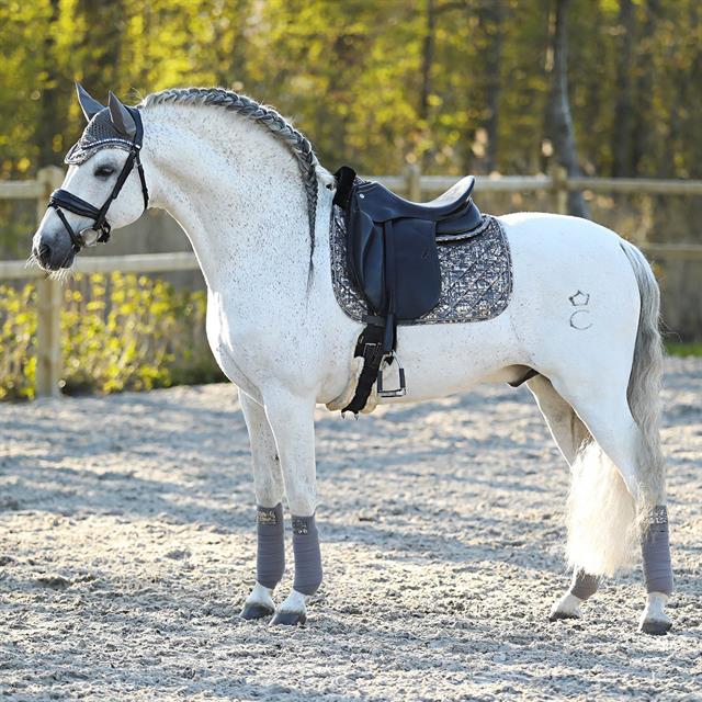 Oornetje HORSEGEAR HGVelvet Dapple Grijs