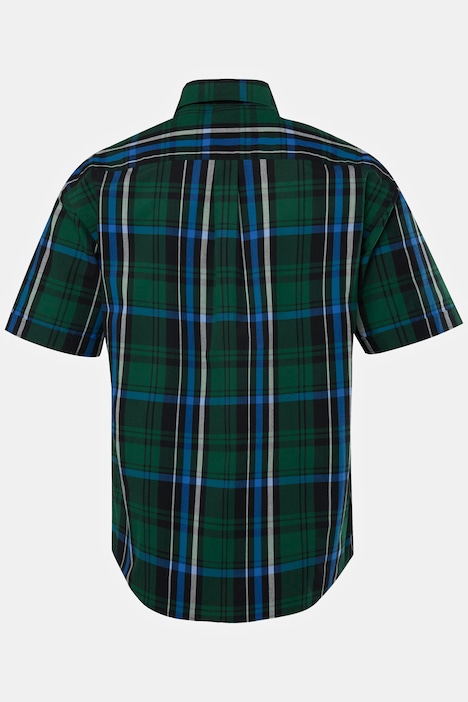 Karohemd, Halbarm, Kentkragen, Modern Fit, bis 8 XL