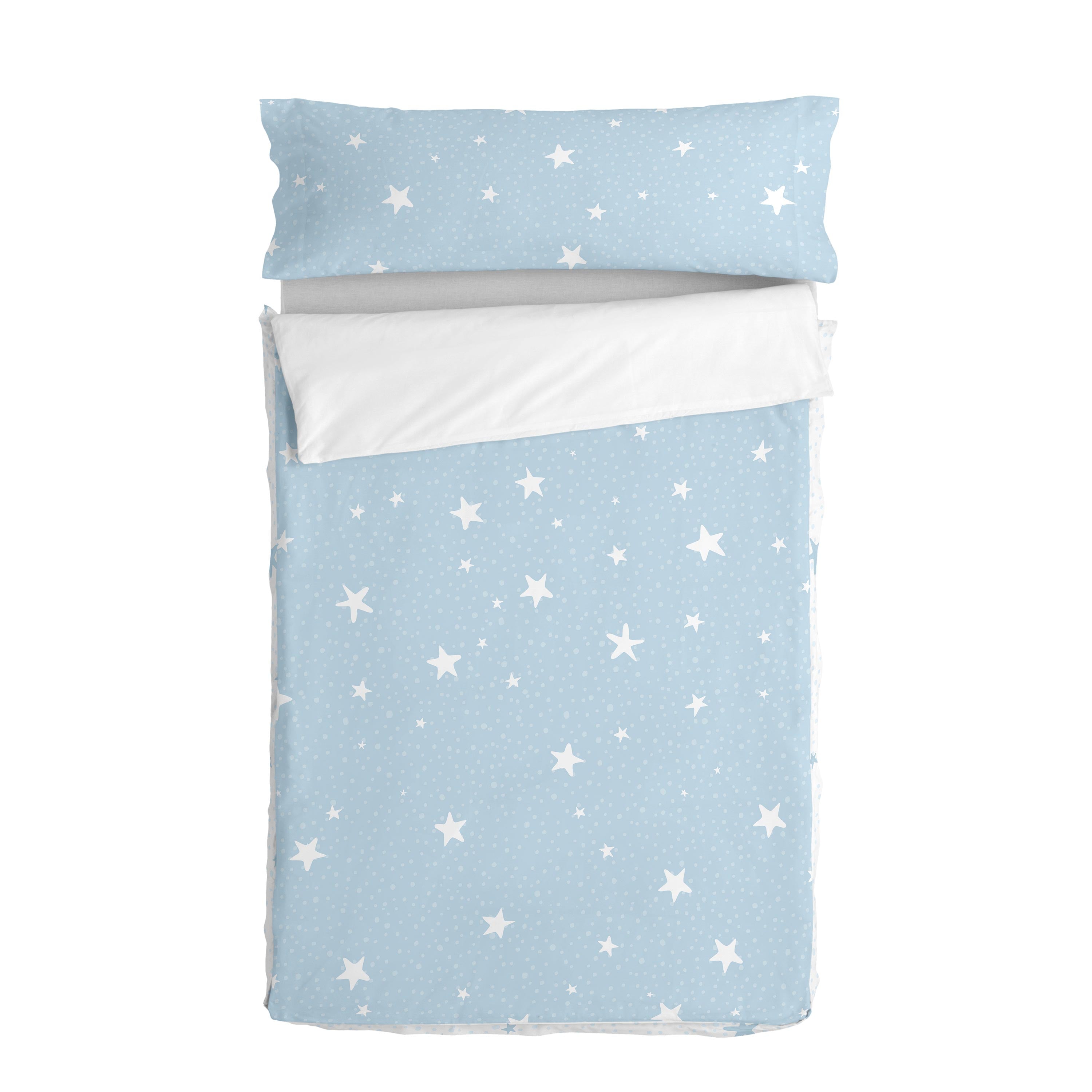 Little star Noordse tas Blauw Basic Kids, Blauw, 100% Katoen (buitenkant) 100% Polyester (vulling), de kwaliteit van 150 TC