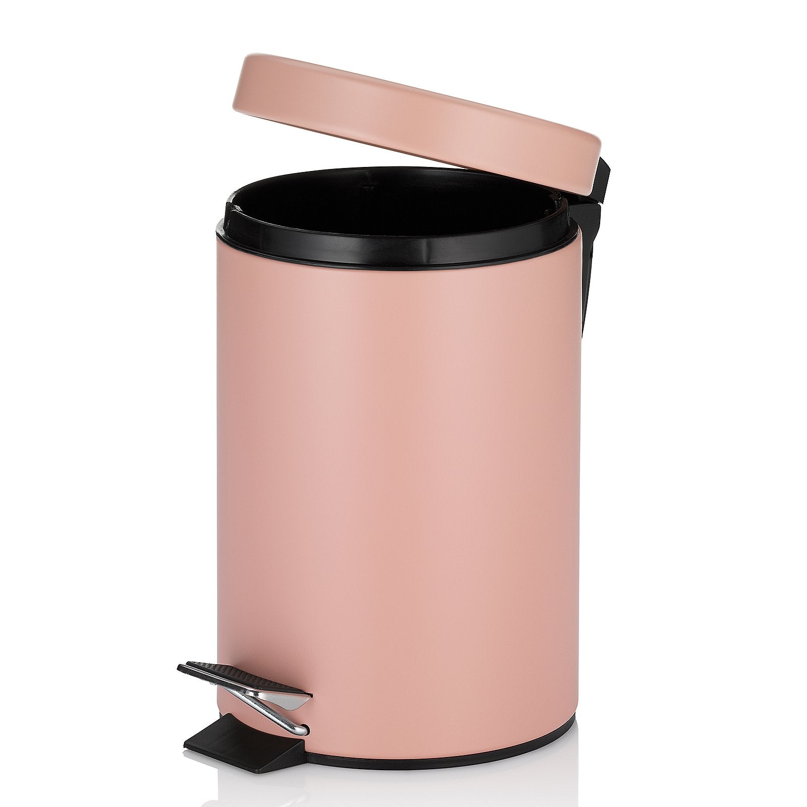 Monaco Pedaal Afvalemmer  - 3 liter - Roze - Kela